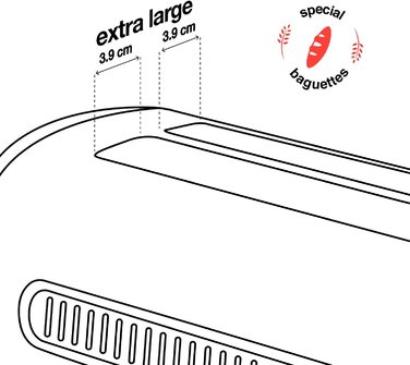 Тостер на 4 ломтика 1200 Вт H.KOENIG