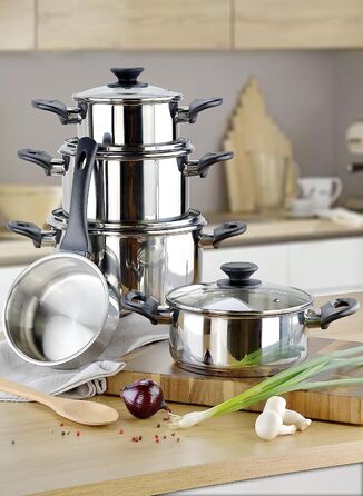 Набор из 5 кастрюль Linnuo