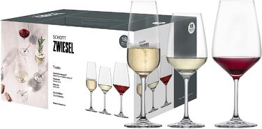 Набор бокалов для вина и шампанского 500 мл 18 предметов Premium Box Taste Schott Zwiesel