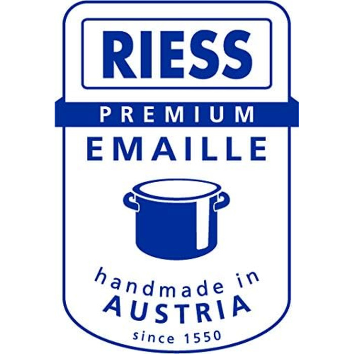 Набор кухонной посуды 3 предмета, эмалированный, оранжевый Riess 0520-113