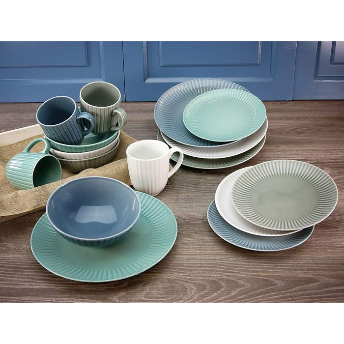 Столовый сервиз на 4 человека 16 предметов Allegra Colours CreaTable