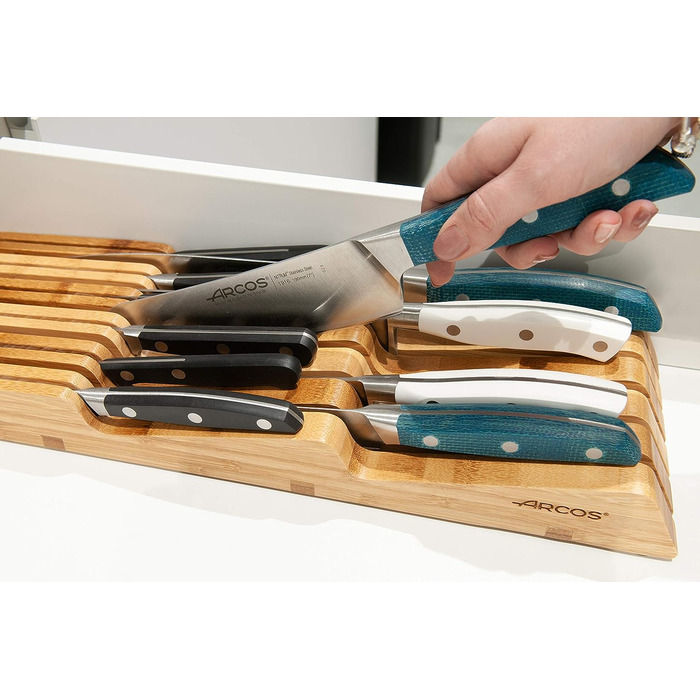 Arcos Подставка для хранения ножей 39 x 43,2 см бамбук Arcos