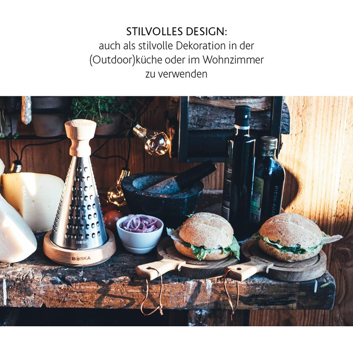 Ступка с пестиком 18 см чёрная BOSKA