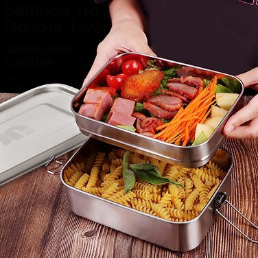 Nicelock Ланч-бокс с набором приборов нержавеющая сталь Nicelock