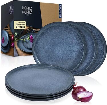Набор из 6 тарелок 27 см Blue Vida Moritz & Moritz
