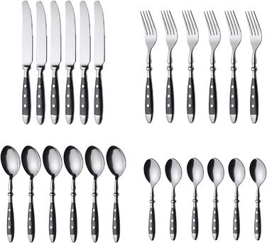 Набор столовых приборов из нержавеющей стали на 6 человек, 24 предмета GRÄWE