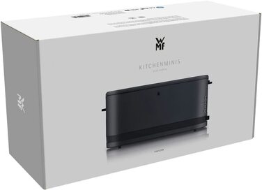 Мини-тостер WMF / 900 Вт / на 2 ломтика / с насадкой для булочек / 7 ступеней