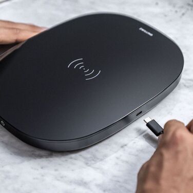 Весы кухонные цифровые с беспроводной зарядкой 24,5 х 18,8 х 2 см Black Enfinigy Zwilling