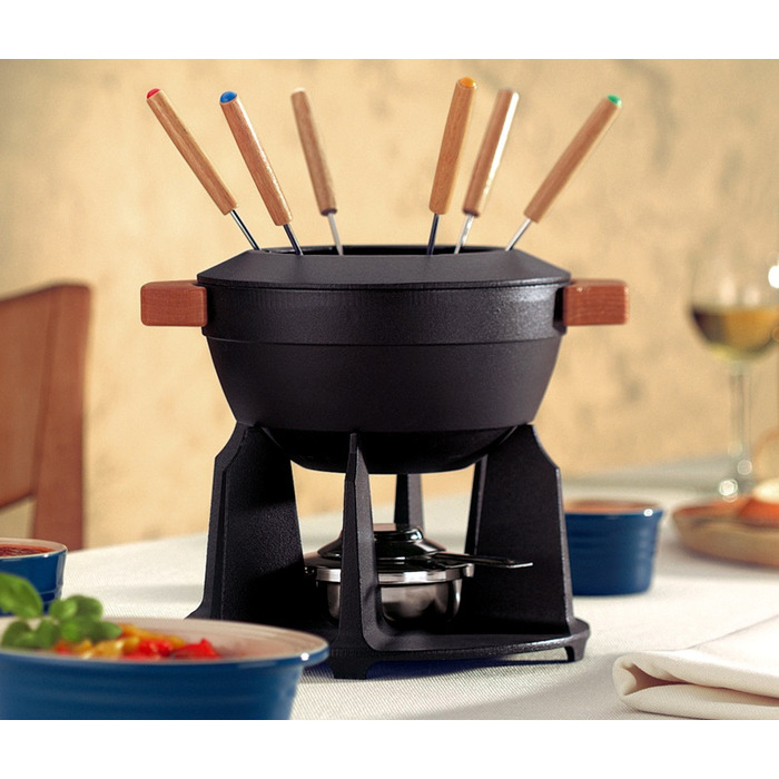 Набор для фондю на 6 персон, 2,1 л, черный Le Creuset