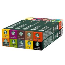 Набор алюминиевых кофейных капсул 10 х 10 шт. Variety Pack Nespresso Starbucks