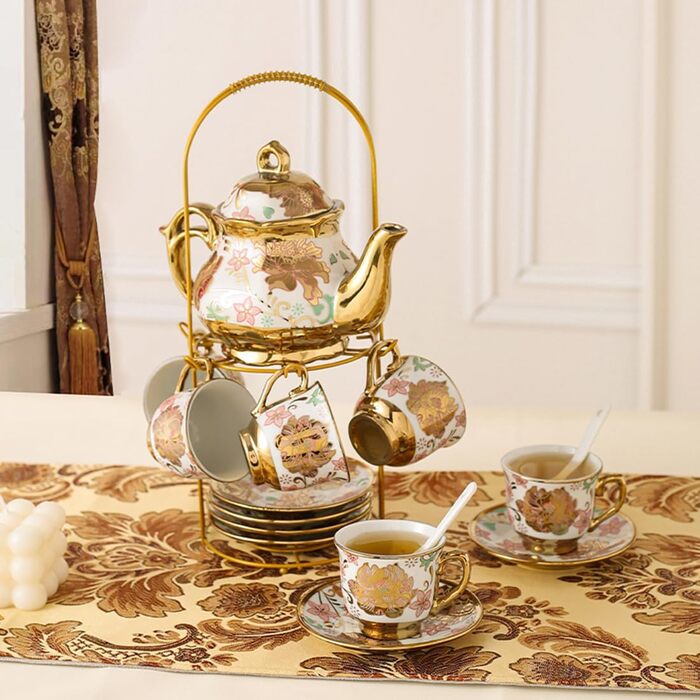 Чайный сервиз на 6 персон/14 предметов Pink CHANJOON