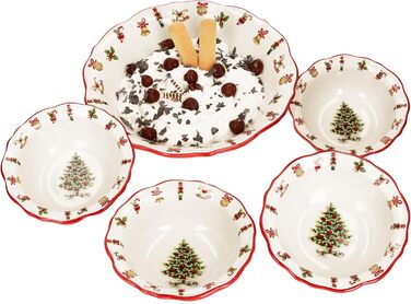 Набор рождественских пиал 5 предметов Maestro Natale MamboCat