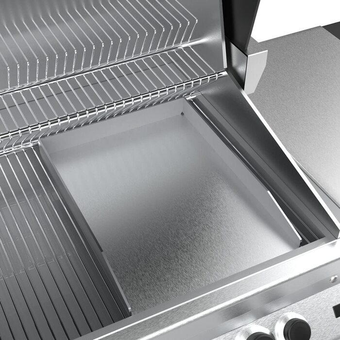 Пластина для гриля WELL GRILL 30x40 см из нержавеющей стали с набором лопаток для гриля