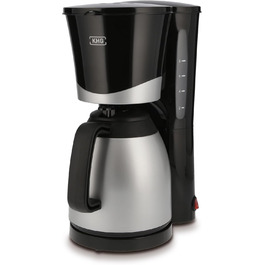 KHG Кофемашина на 8 чашек со съемным фильтром 1 л 870 Вт Black KHG