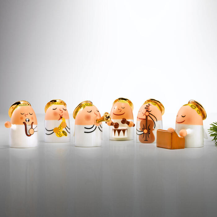 Набор фигурок 3,3х5 см мульти Pianist&saxofonist Alessi