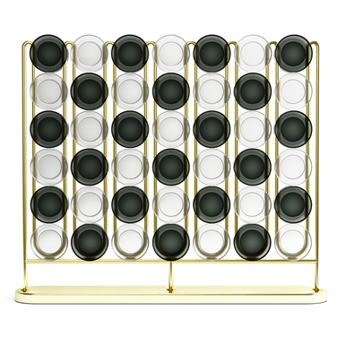 Настольная игра "Четыре в ряд" латунь Umbra