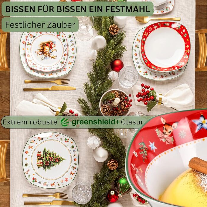 Набор рождественских пиал 0,3 л 6 предметов Bilgola Christmas Design Sänger