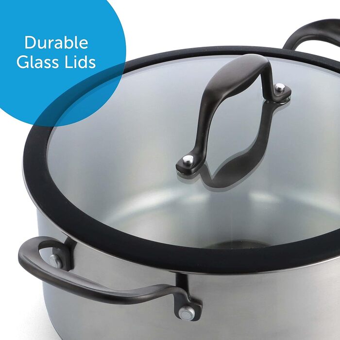 BK Набор кухонной посуды из 4 предметов без PFAS Ceramic Black BK