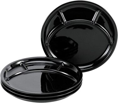 Набор тарелок для фондю 27 см 10 предметов Black CreaTable