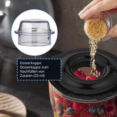 KHG Мини-блендер 33,5 х 14,5 см 250 Вт стекло/сталь Cream KHG