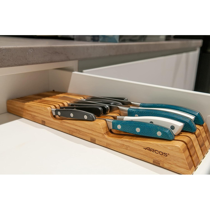 Arcos Подставка для хранения ножей 39 x 43,2 см бамбук Arcos