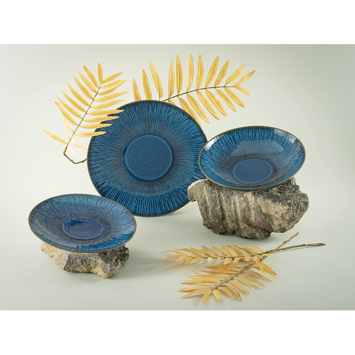 Столовый сервиз на 6 человек 18 предметов Sea Breeze Blue CreaTable