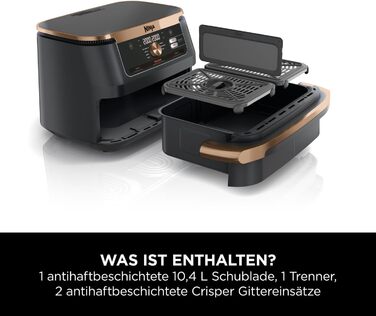 Фритюрница аэрогриль 10,4 л AF500EUCP Foodi FlexDrawer Ninja