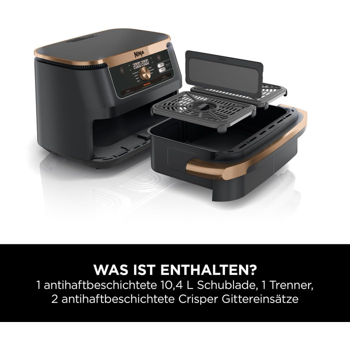 Фритюрница аэрогриль 10,4 л AF500EUCP Foodi FlexDrawer Ninja