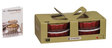 Набор блюд для запекания 4 предмета, вишневый Le Creuset