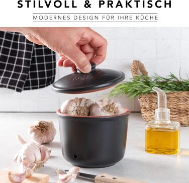 Горшок для чеснока 0,6 л Black Römertopf