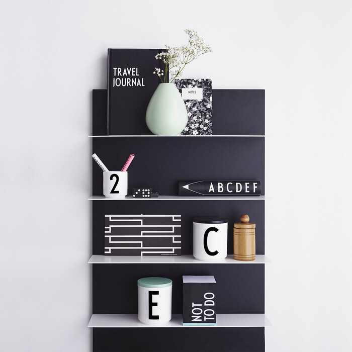 Блокнот 1x9x14 см серый AJ Vintage Flowers Notizbuch Design Letters