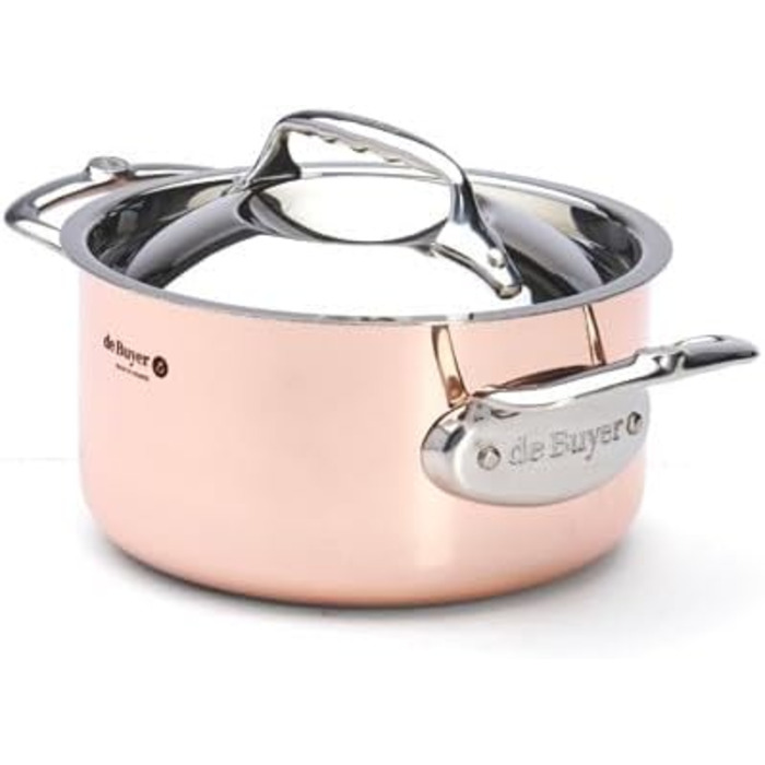 Кастрюля с крышкой Ø 16 см Prima Matera De Buyer