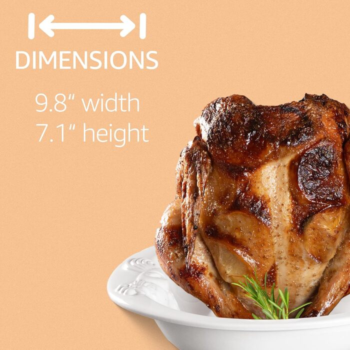 Ростер для курицы 25 x 18 см White Chiko Römertopf