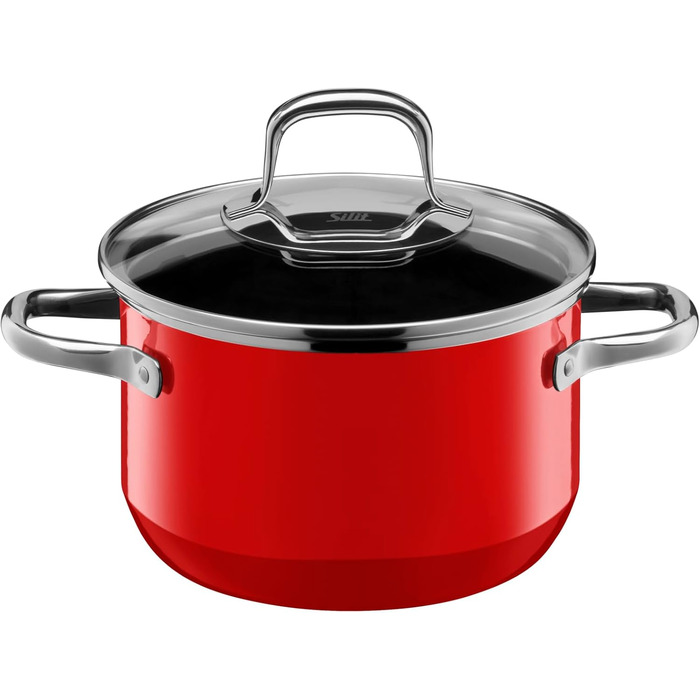 Набор кастрюль 4 предмета Red Elegance Line Silit