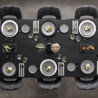 Тарелка 25 см, серая Manufacture Rock Granit Villeroy & Boch