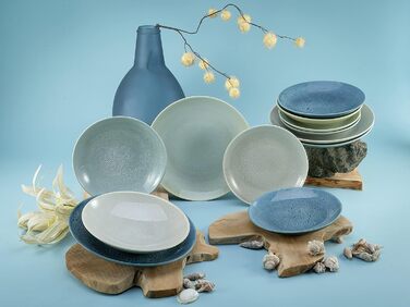 Столовый сервиз на 4 человека 12 предметов Reactive Aqua CreaTable