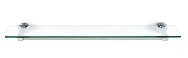 Полка для ванной стеклянная настенная глянцевая 76 см Areo Blomus
