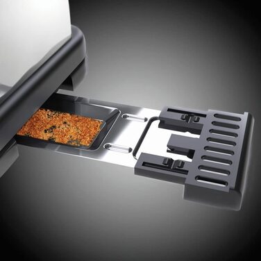 Тостер Russell Hobbs / 1000 Вт / на 2 ломтика / с насадкой для булочек / 6 ступеней