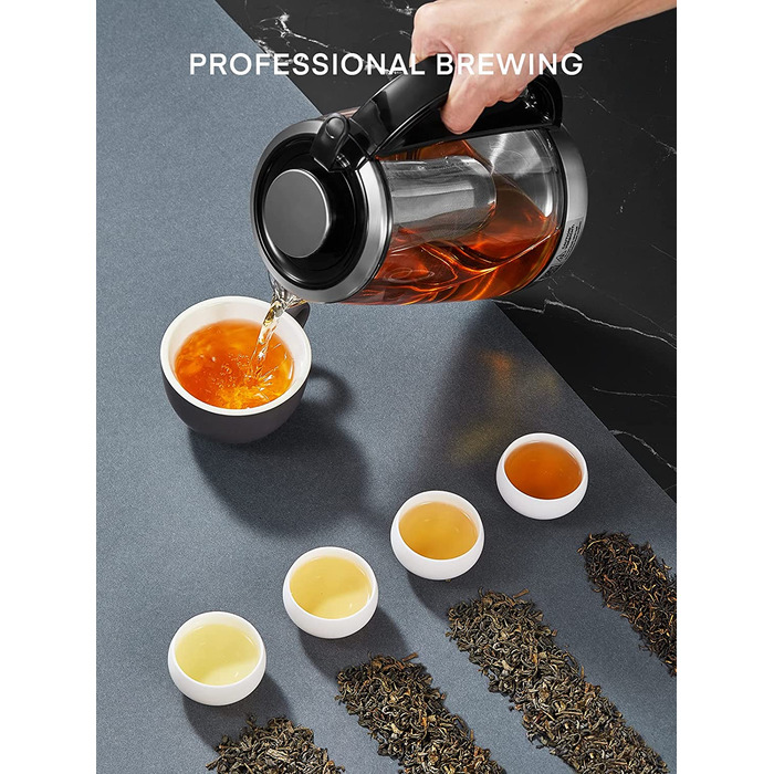 Электрочайник с регулировкой температуры 1,7 л 2200 Вт FOHERE