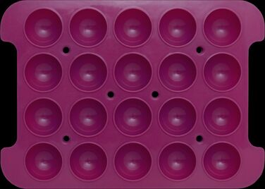 Форма для выпечки, 28 x 18 x 4 см, розовая, RBV Birkmann