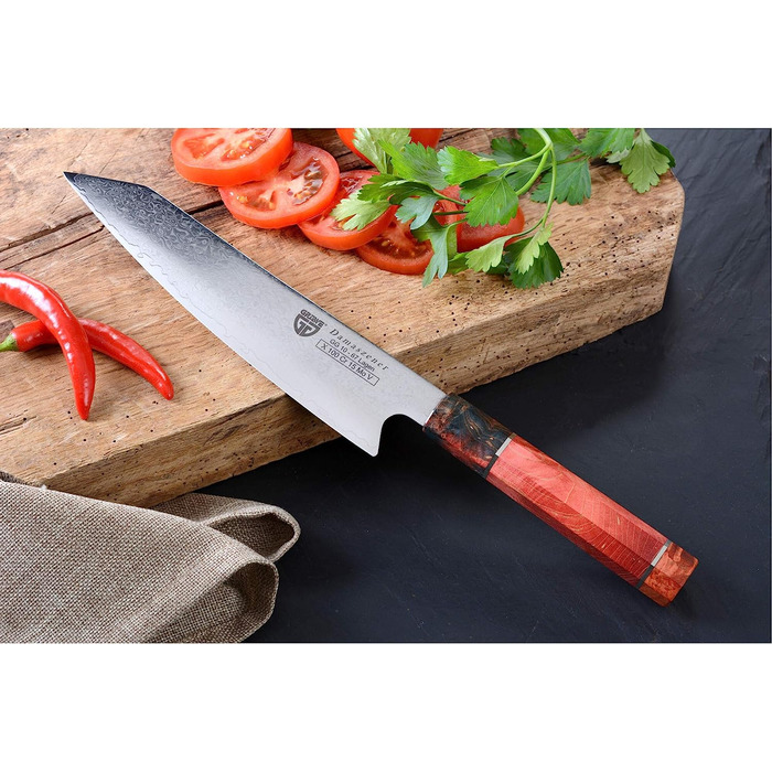 Поварской нож> из 67 слоев дамасской стали 20 см GRÄWE