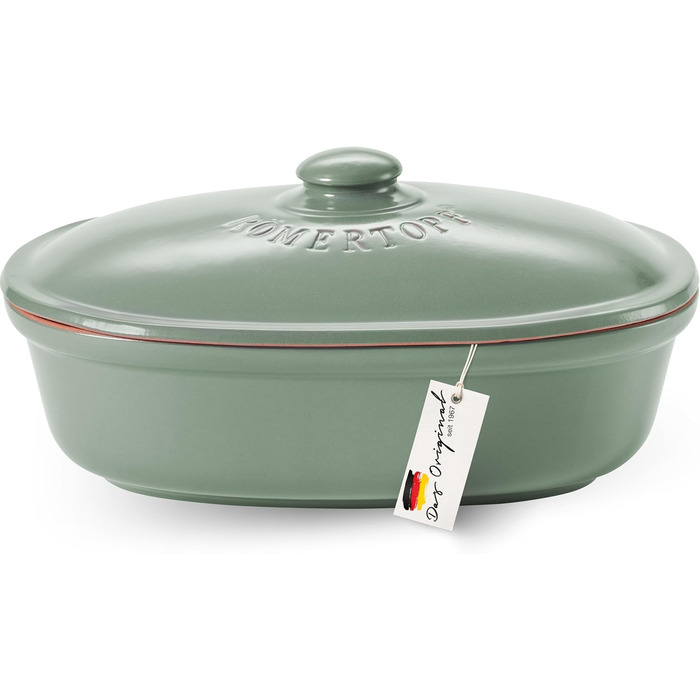 Хлебница 40 х 28 х 20 см Green Maxi Oval Römertopf