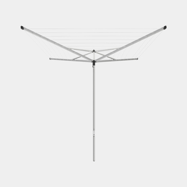 Сушилка уличная с розеткой для заземления 40 м серая Essential Brabantia