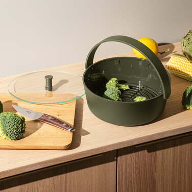 Пароварка для микроволновой печи 22 х 8,5 см Green Tool Eva Solo