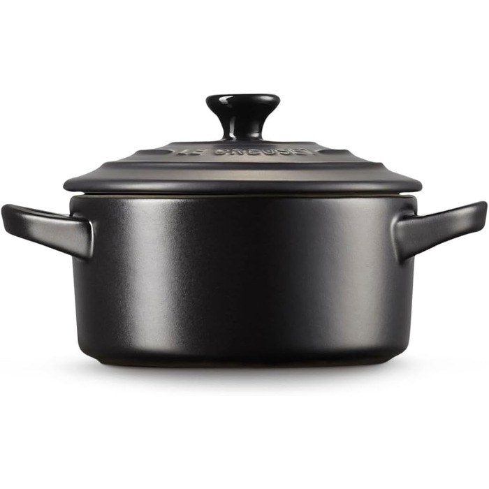 Мини-кастрюля / жаровня 10 см, матовый черный Le Creuset