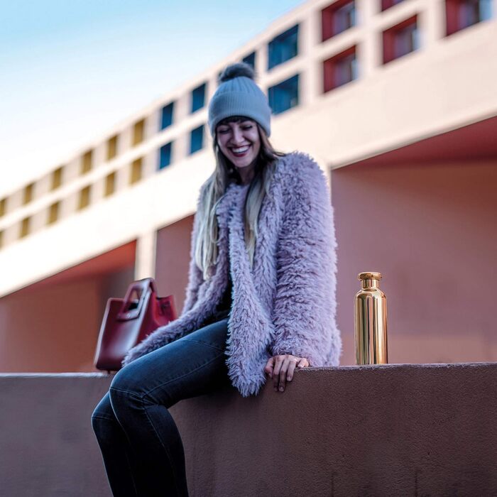 Термобутылка 0,5 л Gold On the Go Guzzini