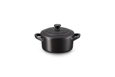Мини-кастрюля / жаровня 10 см, матовый черный Le Creuset