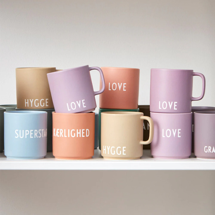 Кружка "Hygge" 0,25 л Beige Favourite Design Letters