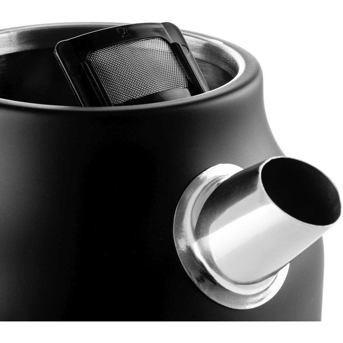 Чайник с индикатором температуры 1,7 л Black Lighting Retro Westinghouse