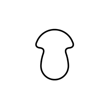 Формочка для печенья "Гриб" металлическая 5 см Kaiser